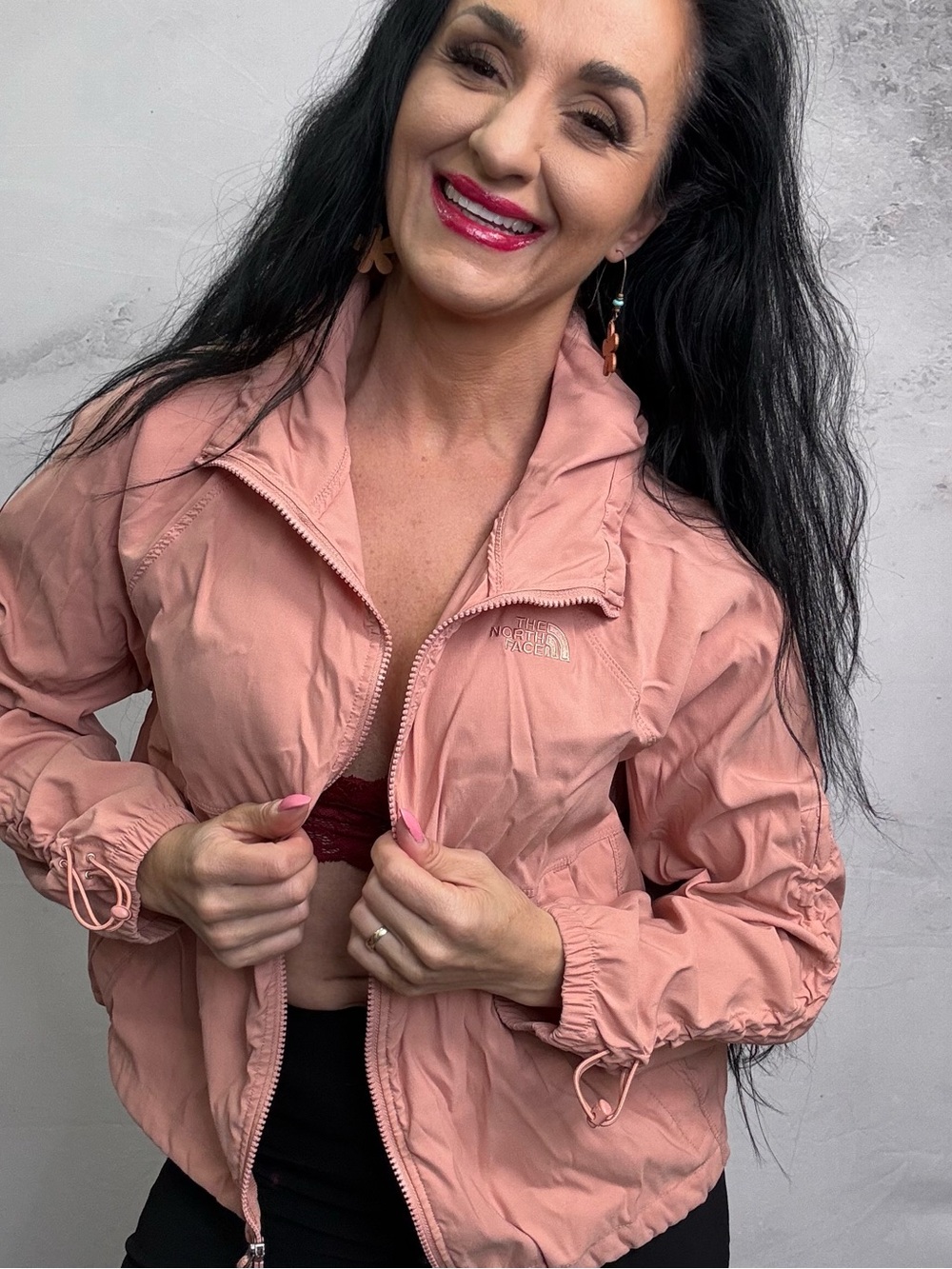 The North Face Women's Rose Pink Bomber Jacket